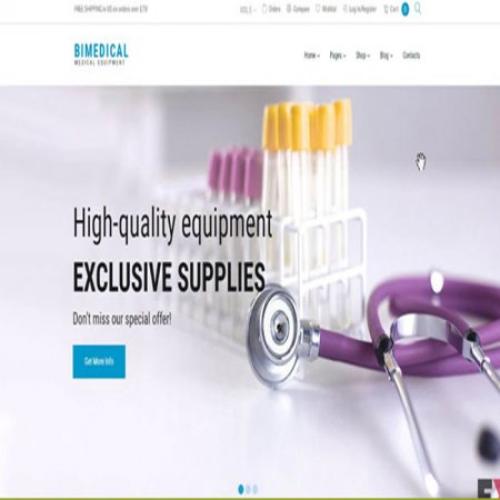 طراحی سایت رشت تجهیزات پزشکی