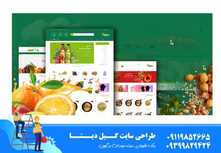 طراحی فروشگاهی اینترنتی میوه فروشی در رشت