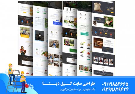 طراحی سایت کشاورزی ، برنج ، چای ، دام